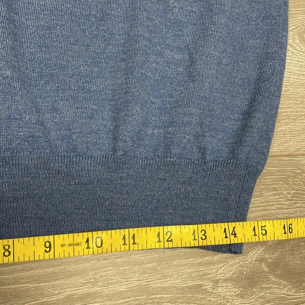 Vineyard Vines Performance Extra-Fine Merino Wool Blend V-Neck Sweater M